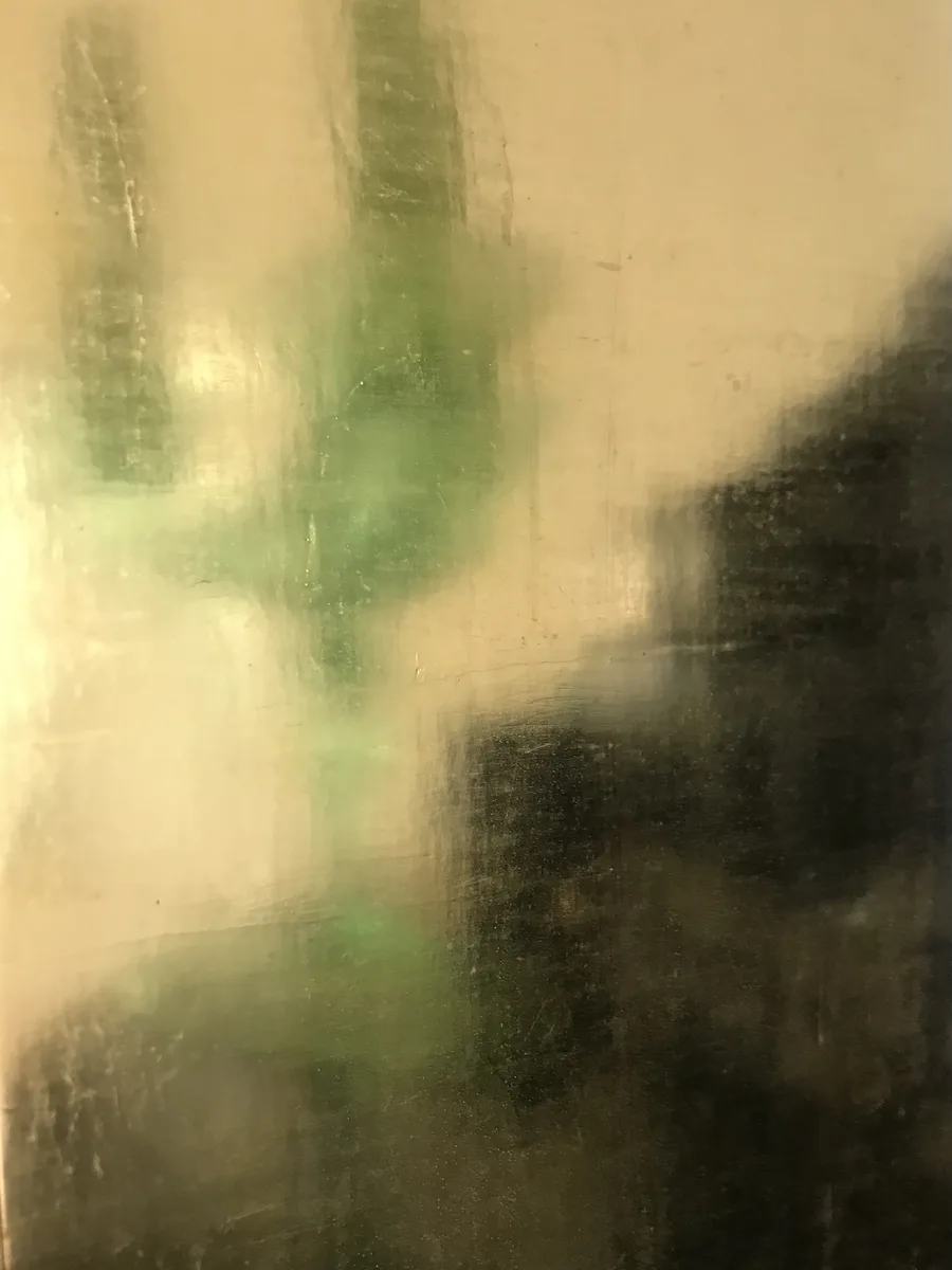 Ockergrund — Struktur, Fläche und Farbe im Detail von Ruth Seifert